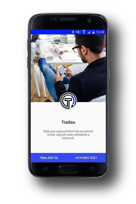 Tradiso - aplikace v mobilu
